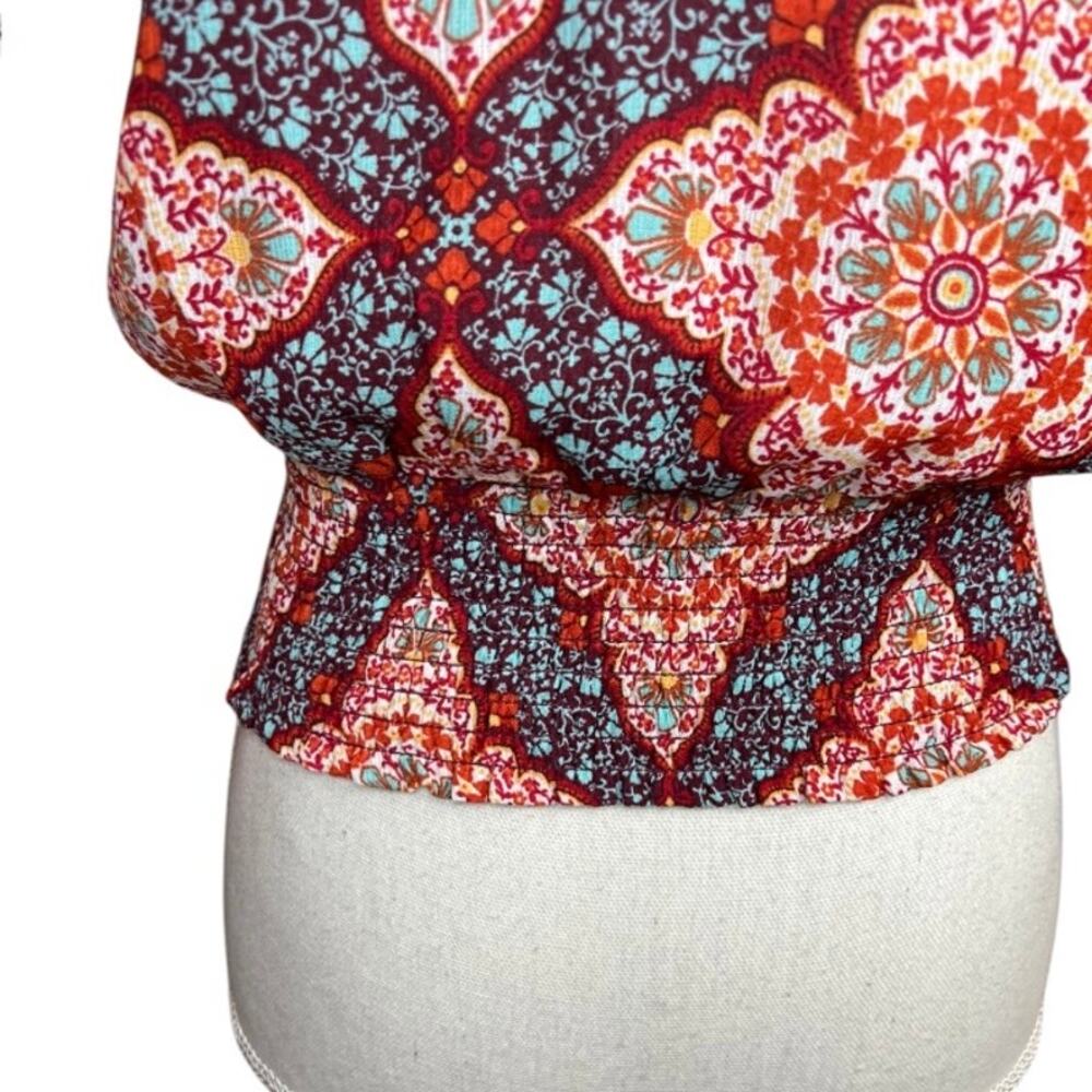 Anthropologie Twine & String Boho Cropped Floral … - image 6